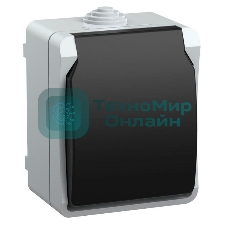 Розетка IEK Форс РСб20-3-ФСр1м с/з открытой установки