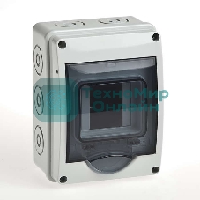 Бокс ОП Тусо 3мод. IP65 с верт. двер. Рувинил 69003