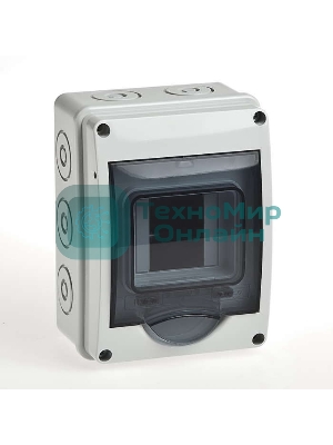 Бокс ОП Тусо 3мод. IP65 с верт. двер. Рувинил 69003