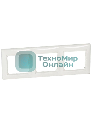 Рамка 3-м Valena горизонт. бел. (DIY-упак.) Legrand 694242