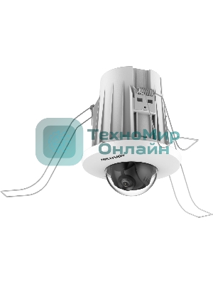 Камера видеонаблюдения IP Hikvision DS-2CD2E23G2-U(4MM) 4-4мм цв. корп.:белый