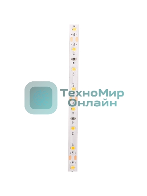 Лента светодиодная Rexant 12В, SMD2835, 9,6Вт/м, 60 LED/м, 3000K, 8мм, 5м, IP20