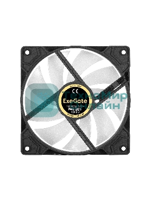 Вентилятор для корпуса ExeGate EX12025H6PMY-PWM.ARGb черный, 120 мм, 1200 об/мин, 33 дБ, 6 pin