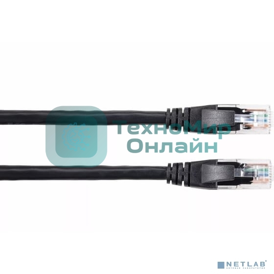 Патч-корд литой AOpen ANP612B-BK-50M (7/0.20) UTP Cat.6 черный 50m