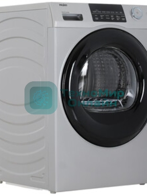 Сушильная машина Haier HD90-A2959S серый/черный, 9 кг, сушка - тепловой насос, программ - 12, 59.5 x 84.5 x 60 см