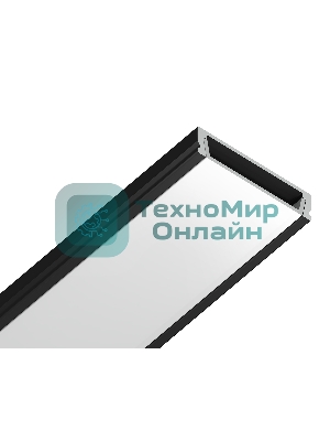 Алюминиевый профиль Ambrella light GP1800BK черный 2000*23.8*6