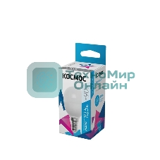 Лампа светодиодная Космос LED BASIC GL45 10.5Вт 220В E14 4500К