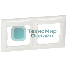Рамка 2-м Valena горизонт. белый (DIY-упак.) Legrand 694241