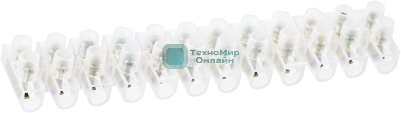 Колодка клеммная Navigator 1х4кв.мм 12пар NTB-UPE-S12-3/WH полиэтилен бел.