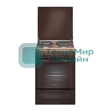 Плита электрическая Gefest 6140-02 0001 коричневый, конфорок 4 электрических, духовка 55 л, 60 см x 85 см x 60 см