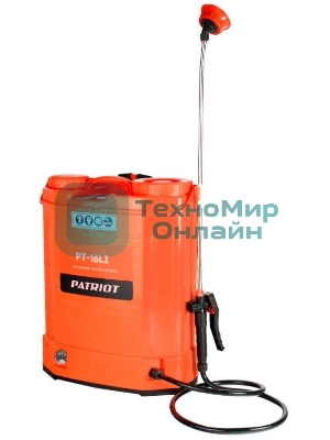 Опрыскиватель Patriot PT-16LI аккум. ранц. 16л оранжевый (755302520)