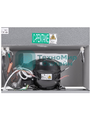 Холодильник Hyundai CT2551WT белый двухкамерный 166/40л морозилка сверху