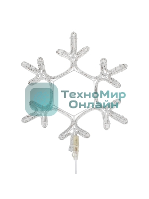 Фигура Neon-night Снежинка цвет свечения синий, размер 45х38 см