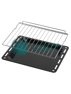 Шкаф духовой электрический Maunfeld AEOH60102W, 60л, дверца с 3 стеклами, белый