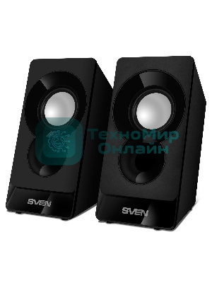 Акустическая система SVEN 300 2.0 черный 6Вт