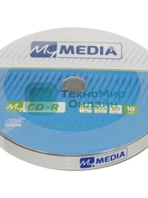 Диск CD-R MyMedia 700Mb 52x pack wrap (10шт) (69204)