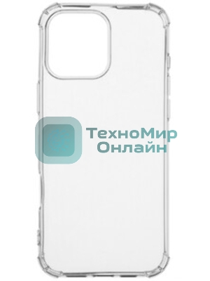Чехол Bumper Case для Apple iPhone 16 Pro прозрачный, Borasco