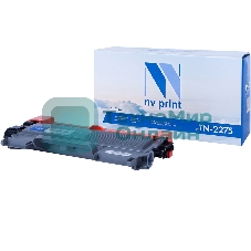 Картридж NVPrint совместимый Brother TN-2275T для HL-2240R/2240DR/2250DNR/DCP-7060DR/7065DNR/7070DWR/MFC-7360NR/7860DWR/FAX-2845R/FAX-2940R (2600k)