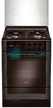 Плита газовая Gefest 6300-03 0047 коричневый, конфорок 4 газовых, духовка 52 л, 60 см x 85 см x 60 см