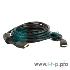 Кабель HDMI/DVI 5bites APC-014-075 HDMI M/HDMI M V1.4b, высокоскоростной, ethernet+3D, зол.разъемы, ферр.кольца, 7.5м.