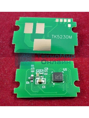 Чип для Kyocera EcosysP5021cdn/M5521cdn (TK5230M) Magenta 2.2K (ELP, Китай)