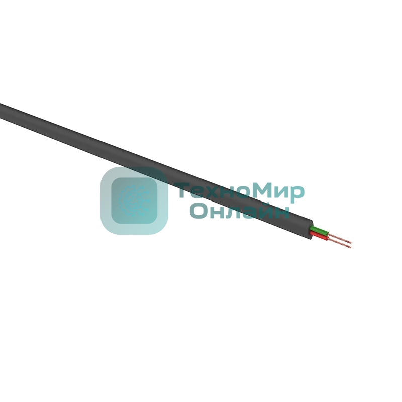 Телефонный кабель Rexant ШТЛП 2 жилы Cu, черный, 100 м