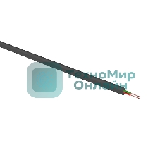 Телефонный кабель Rexant ШТЛП 2 жилы Cu, черный, 100 м