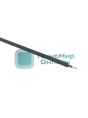 Телефонный кабель Rexant ШТЛП 2 жилы Cu, черный, 100 м