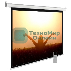 Экран Cactus 165x220 см MotoExpert CS-PSME-220x165-WT 4:3 настенно-потолочный рулонный белый (моторизованный привод)