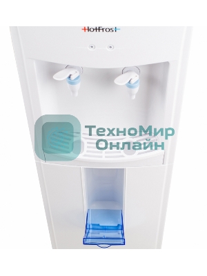 Кулер для воды Hotfrost V118R, верхняя загрузка, без нагрева, без охлаждения, белый