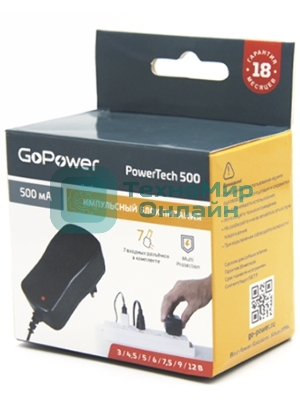 Блок питания GoPower PowerTech 500 универсальн. импульсный (1/100)
