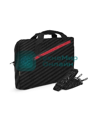 Сумка для ноутбука ExeGate Start S1518 Black, черная, полиэстер, для ноутбуков до 15.6