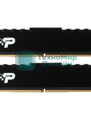 Оперативная память Patriot Signature Premium, DDR5, 64Gb (2x32 Gb), 4800 MHz, CL40, DIMM, радиатор, черный