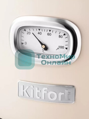Чайник электрический Kitfort КТ-6150-1 1.7л. 2200Вт бежевый