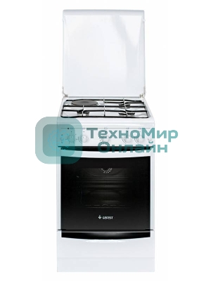 Плита комбинированная Gefest 5110-01 белый, конфорок 3 газовых и 1 электрическая, духовка газовая 52 л, 50 см x 85 см x 58.5 см