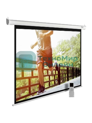 Экран Cactus 175x280см MotoExpert CS-PSME-280x175-WT 16:10 настенно-потолочный рулонный белый (моторизованный привод)
