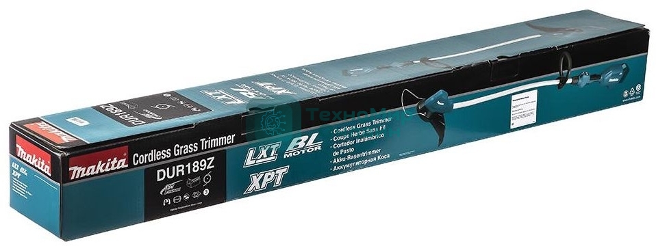 Газонокосилка MAKITA DUR189Z 18В, Li-ion, 30см, 6000 об\мин, леска-2мм, бесщеточный двиг.