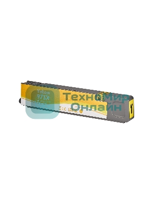 Картридж струйный Sakura F6T83AE (№973X Yellow) для HP, желтый, 110 мл., 7000 к.