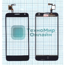 Сенсорное стекло (тачскрин) для Alcatel Idol 2 mini S 6036Y черное