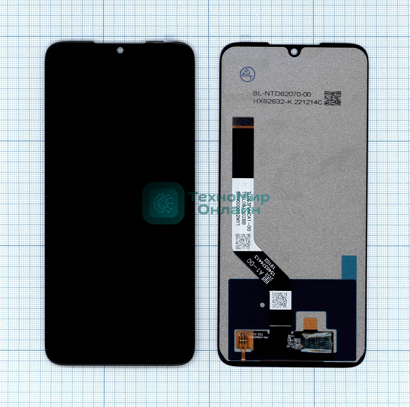 Дисплей для Xiaomi Redmi Note 7 HC черный