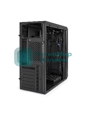 Компьютерный корпус Miditower ExeGate XP-332UC (ATX, без БП, 2хUSB 3.0/1хTypeC, аудио, черный)