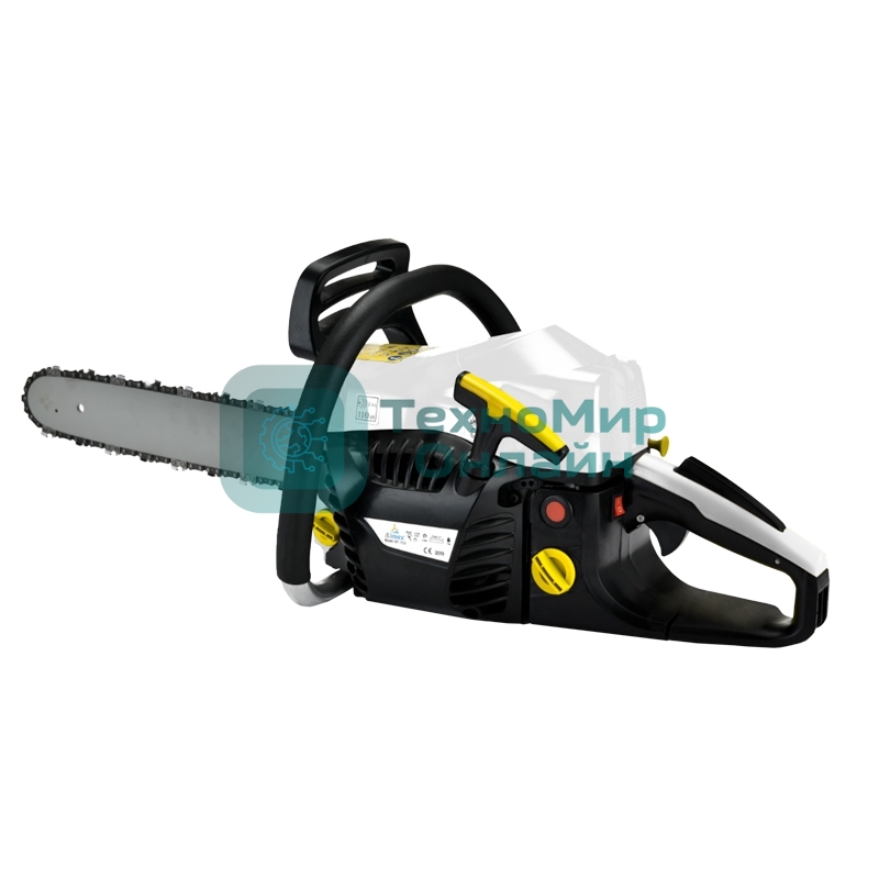 Пила цепная бензиновая Kranz KR-5850, шина 50 см, 4,1 л.с, шаг 0,325, 76 звеньев