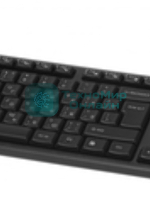 Комплект клавиатура+мышь A4Tech KR-3330S проводной, USB, 1200 DPI, чёрный