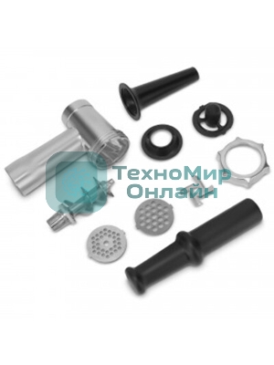 Мясорубка электрическая Vitek VT-3615 черный, 1700 Вт, 2.0 кг/мин, реверс, защита от перегрузки, насадки - 4