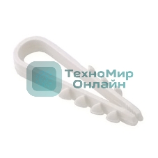 Дюбель хомут IEK UHH35-5-10-100 5-10 мм нейлон белый d=5 мм (100 шт)