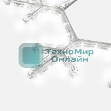 Фигура Neon-night Снежинка цвет свечения синий, размер 45х38 см