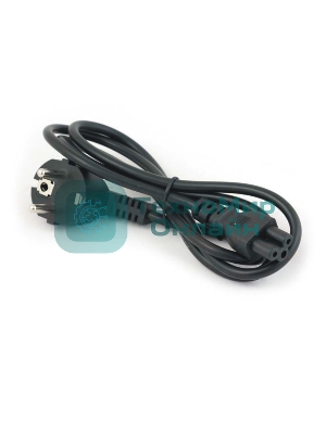 Кабель питания GCR для ноутбука 5.0m, Евровилка угловая - С5, черный, 3*0,75мм, GCR-54403