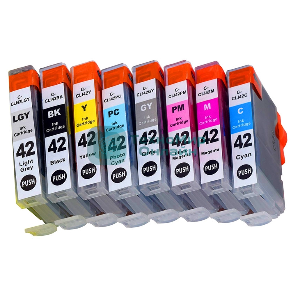 Набор струйных картриджей NVPrint для Canon CLI-42 (NV-6384B010) 8 цветов для Canon Pixma PRO-100, 100S