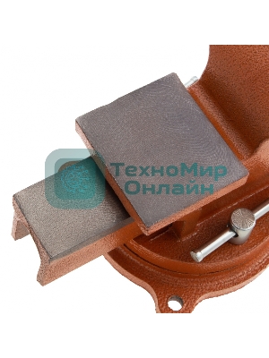 Тиски слесарные Sparta 100мм поворотные с наковальней