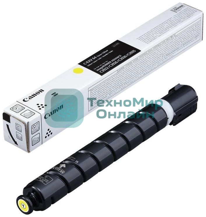 Тонер Canon C-EXV64Y 5756C002 (желтый) туба 650гр. для копира imageRunner Advance DX C3922i/C3926i/C3930i/C3935i, (ISO 25500 стр)